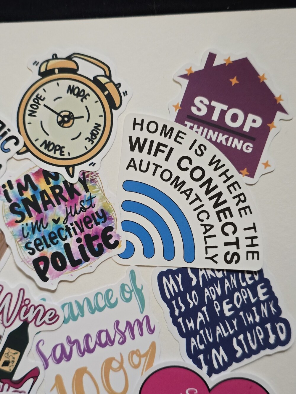Assorted Sarcasm Sticker Pack - Picture 4 of 10